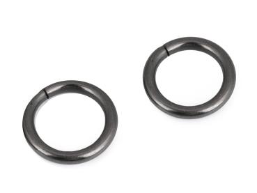 Metallring Ø 15mm Nickel Schwarz